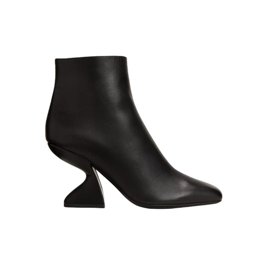 Sculptural-Heel Zip Boots 75