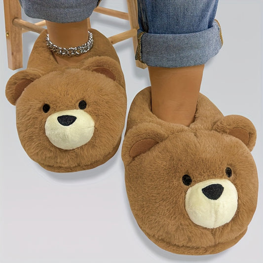 Ultra-Soft Cartoon Fuzzy Slippers - Adorable Slip-Ons with Slip-resistant Sole - Cozy Plush Home Shoes for All-Season Comfort - cozydrew